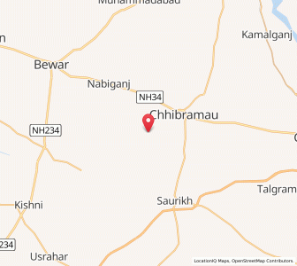 Map of Rampur Hirde, Uttar Pradesh