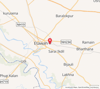 Map of Rampur Naoli, Uttar Pradesh
