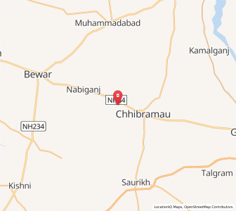 Map of Rampur Nigoh, Uttar Pradesh