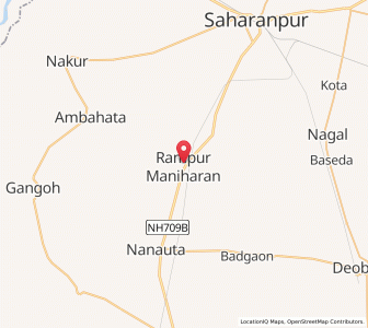 Map of Rāmpur, Uttar Pradesh