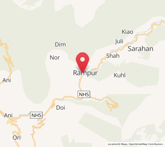 Map of Rampur, Kashmir