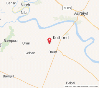 Map of Rampura Jalaun, Uttar Pradesh