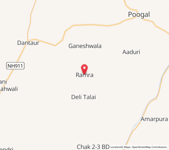 Map of Ramra, Rajasthan