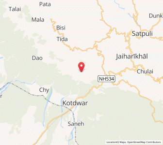 Map of Ramri, Uttarakhand