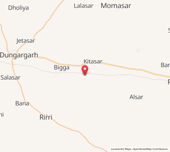 Map of Ramsarabas, Rajasthan