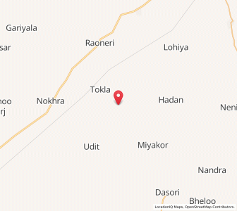 Map of Ramsingh ki Dhani, Rajasthan
