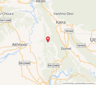 Map of Ramsula, Kashmir