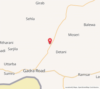 Map of Ranasar, Rajasthan