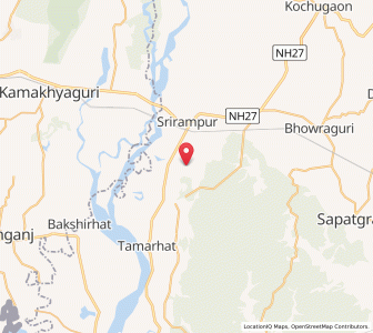 Map of Ranchapur, Assam