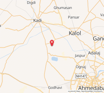 Map of Ranchodpura (Vadavi), Gujarat