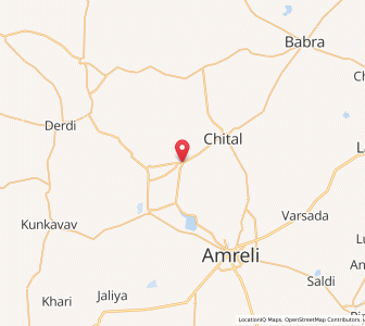 Map of Randhia, Gujarat