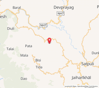Map of Raneth, Uttarakhand