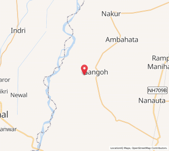 Map of Rangail, Uttar Pradesh