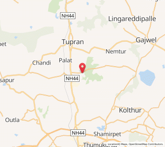 Map of Rangaipalli, Andhra Pradesh
