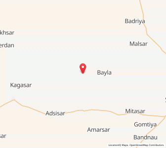 Map of Rangaisar, Rajasthan