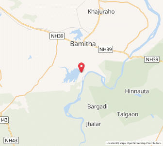 Map of Rangawan, Madhya Pradesh