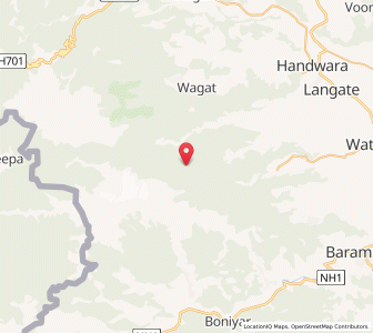 Map of Rangawar, Kashmir