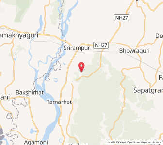 Map of Rangiaghutu, Assam