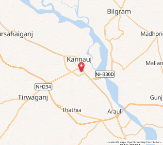 Map of Rangian Purwa, Uttar Pradesh