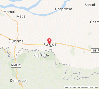 Map of Rangjoli, Assam