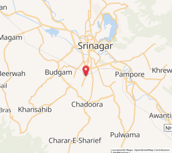 Map of Rangrath, Kashmir
