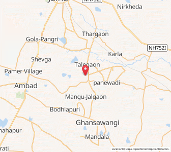Map of Rani Unchegaon, Maharashtra