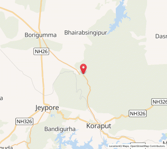 Map of Ranigurha, Odisha