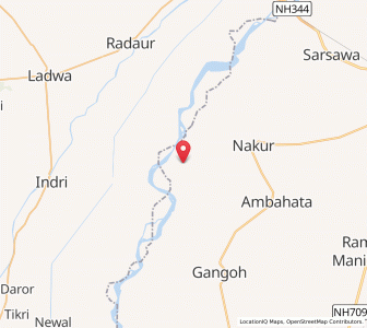 Map of Ranipur Barsi, Uttar Pradesh