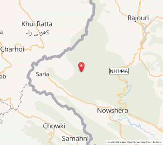 Map of Ranjal, Kashmir