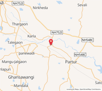 Map of Ranjani, Maharashtra