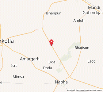Map of Ranjitgarh, Punjab