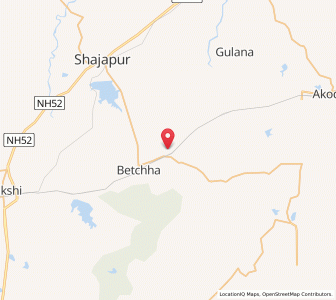 Map of Ranthambhor, Madhya Pradesh