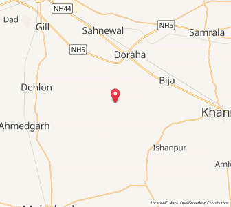 Map of Ranwan, Punjab