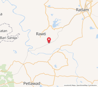 Map of Raoti, Madhya Pradesh
