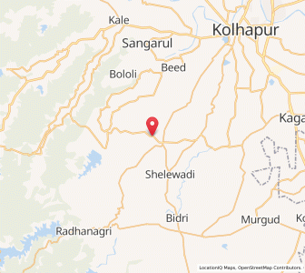 Map of Rashivade, Maharashtra