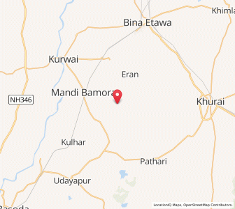 Map of Rasilpur, Madhya Pradesh