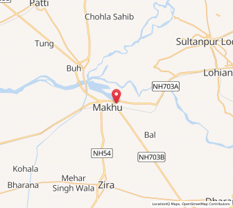 Map of Rasulpur, Punjab