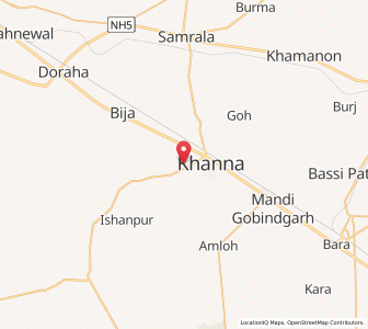 Map of Rasulra, Punjab