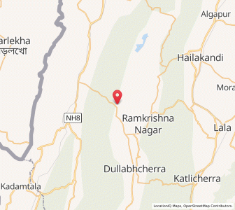 Map of Ratabari, Assam