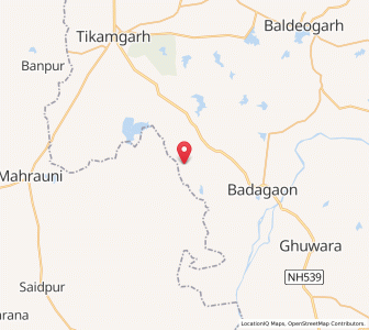 Map of Ratanganj, Madhya Pradesh