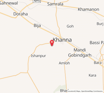 Map of Ratanpalon, Punjab