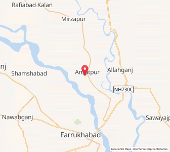 Map of Ratanpur Ranbhauwa, Uttar Pradesh