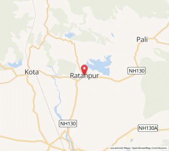 Map of Ratanpur, Chhattisgarh