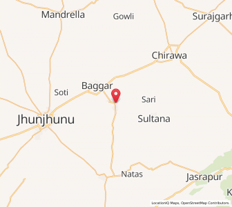 Map of Ratanshahr, Rajasthan