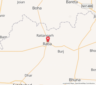 Map of Ratia, Haryana