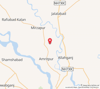 Map of Ratnapur Pamaran, Uttar Pradesh