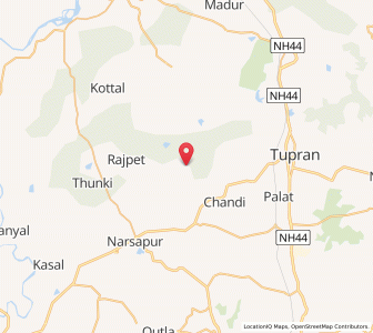 Map of Ratnapur, Andhra Pradesh