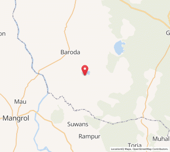 Map of Ratodan, Madhya Pradesh