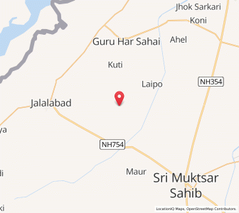 Map of Rattewala, Punjab