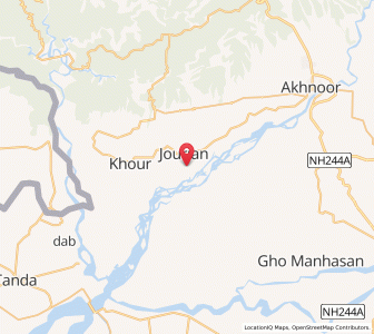 Map of Ratti Danda, Kashmir